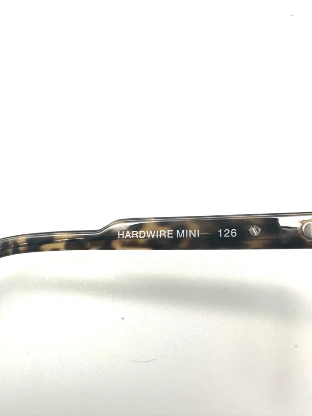 Quay Australia Hardwire Mini Blue Light Glasses Tortoise Square Clear Lens 126 - Picture 6 of 6